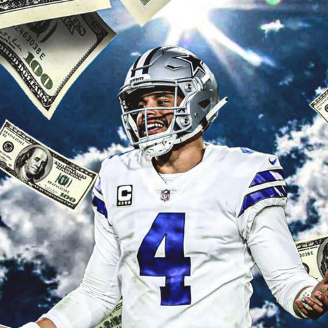 Dak Prescott Phone Background 1200x1200px