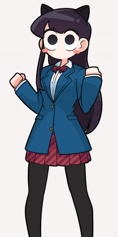 Komi Can T Communicate Phone HD Background 1440x2880px