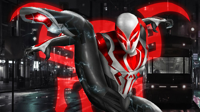 Neon Spider Man Full HD 1080p Wallpaper 1920x1080px