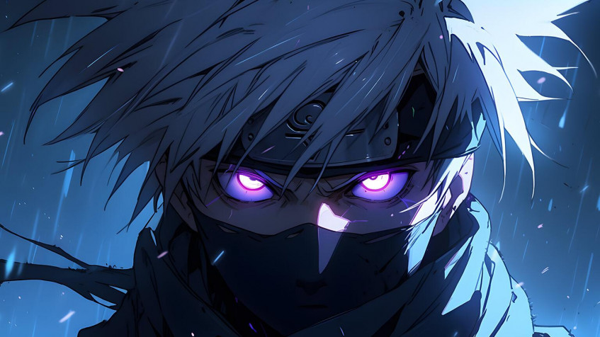 Kakashi Hatake Desktop HD Background 1536x864px