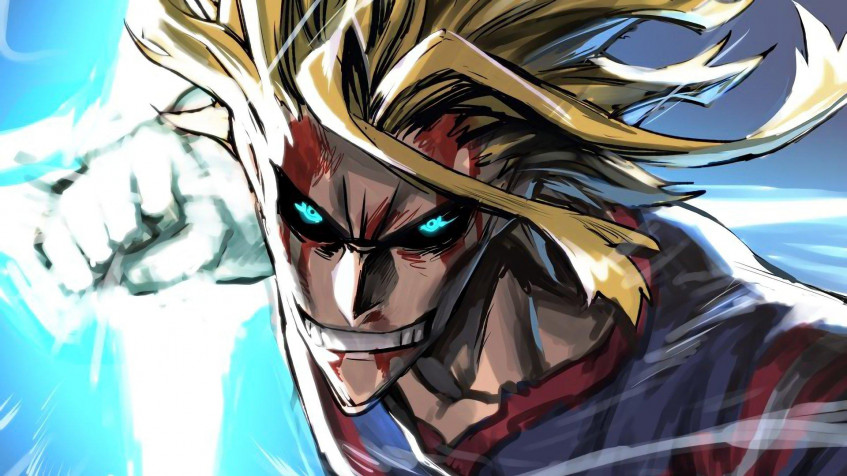 All Might Full HD 1080p Wallpaper 1920x1080px