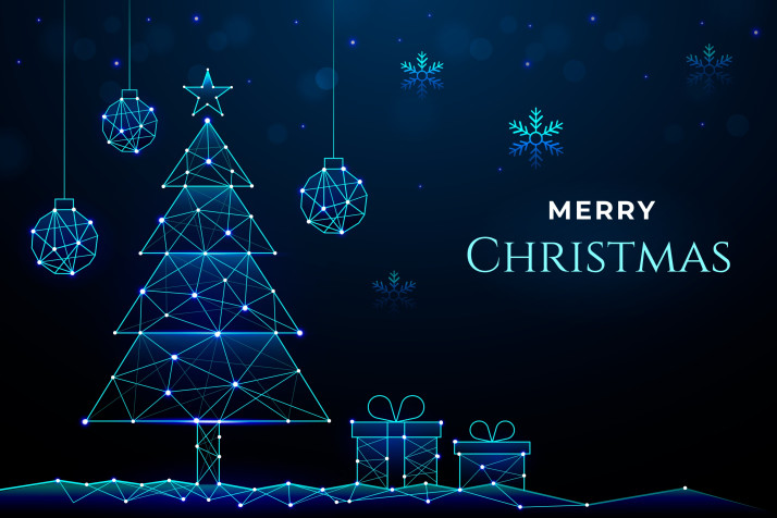 Merry Christmas HD Background 3000x2000px