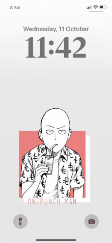 Saitama iPhone 13 Pro Wallpaper 1170x2532px