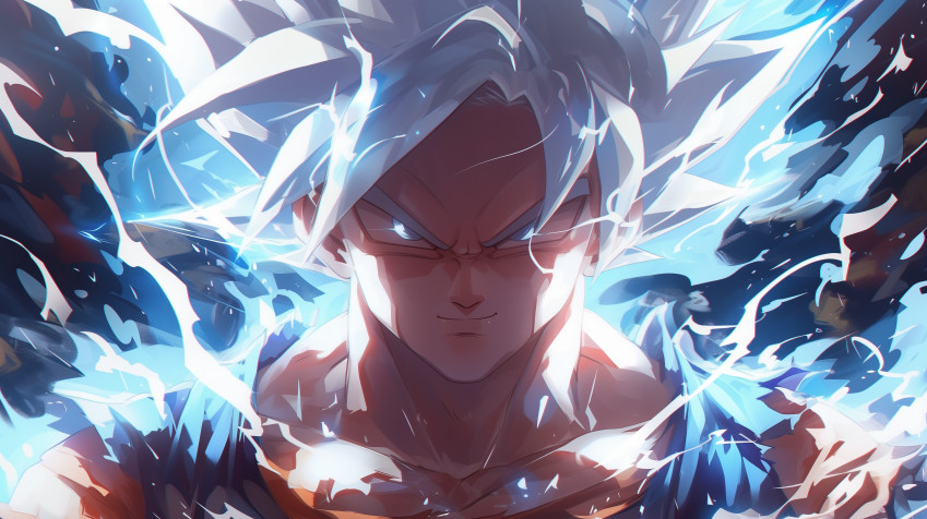 Goku Desktop HD Background 2912x1632px