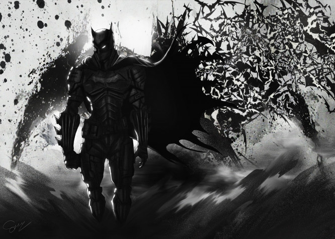 Batman Desktop Wallpaper 3840x2743px