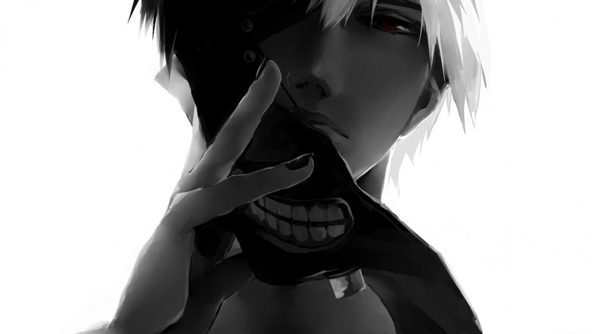 Ken Kaneki Full HD 1080p Wallpaper 1920x1080px