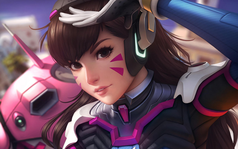 Dva Overwatch Retina Widescreen Wallpaper 2880x1800px