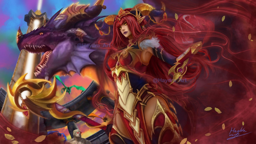 Alexstrasza 2k QHD Wallpaper 2560x1440px