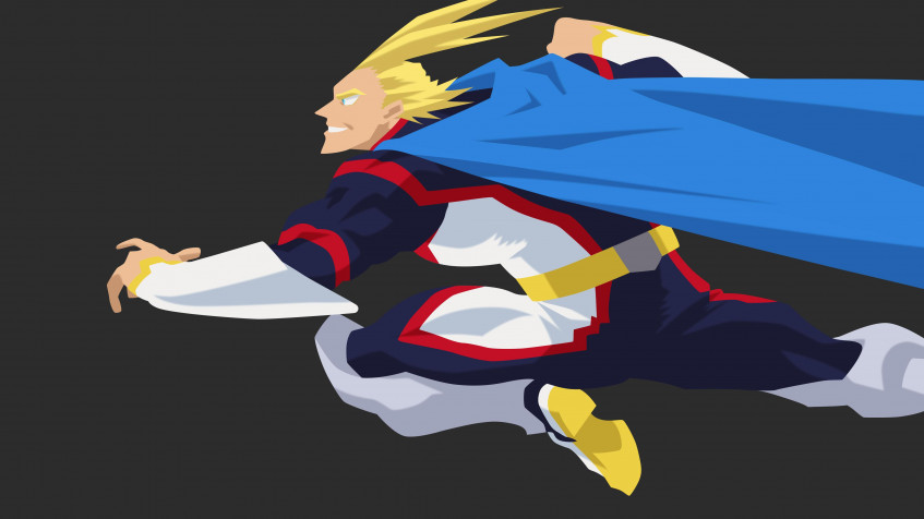 All Might MacBook Background 4098x2304px