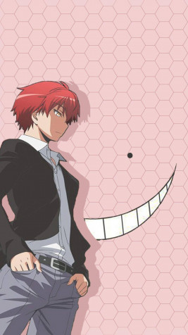 Karma Akabane iPhone Background Image 1080x1920px