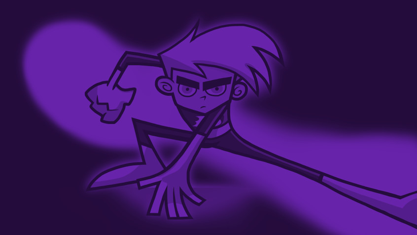 Danny Phantom MacBook Wallpaper 4096x2304px