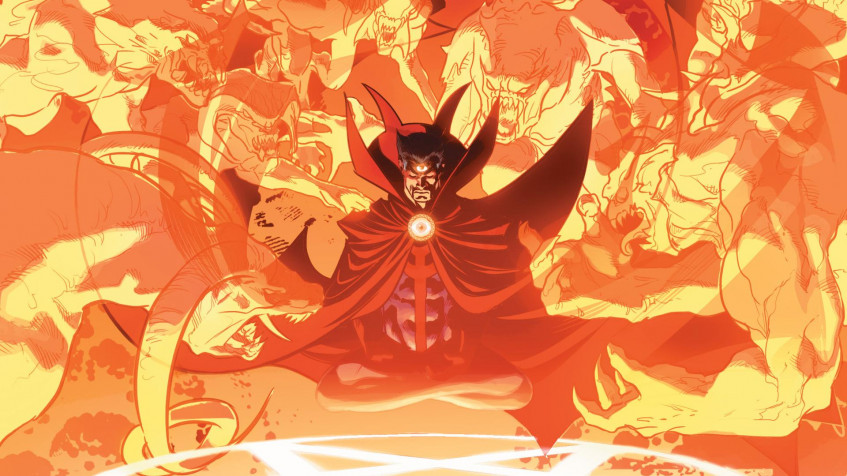 Cartoon Dr Strange Full HD 1080p Wallpaper 1920x1080px