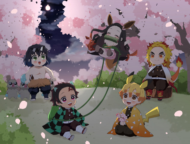 Kimetsu No Yaiba HD Background 4096x3086px