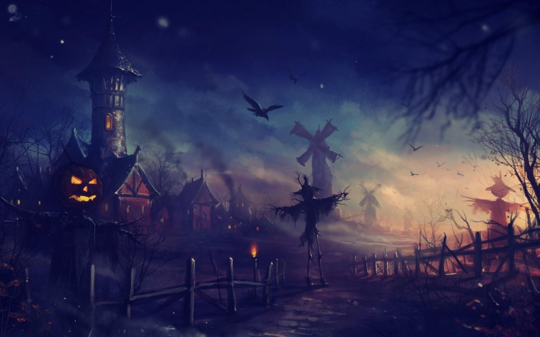 Halloween Laptop Background 1680x1050px