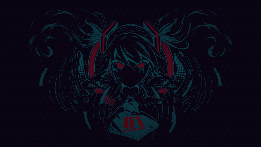 Hatsune Miku Desktop HD Wallpaper 1600x900px