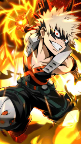 Katsuki Bakugo Wallpaper for iPhone 1080x1920px