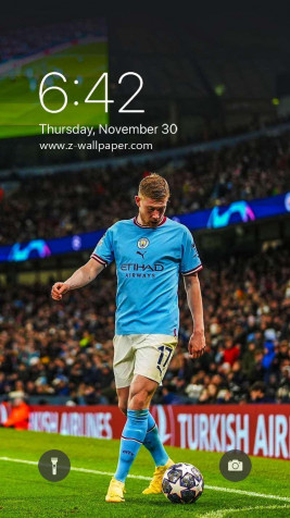 Kevin De Bruyne Phone HD Background 800x1422px