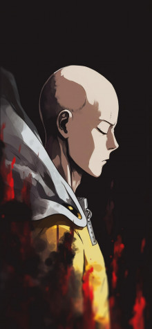 Saitama Android Wallpaper 1183x2560px