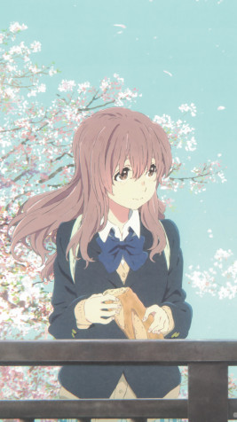 Shouko Nishimiya iPhone Wallpaper 1080x1920px