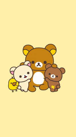 Rilakkuma Phone HD Background 1080x1920px