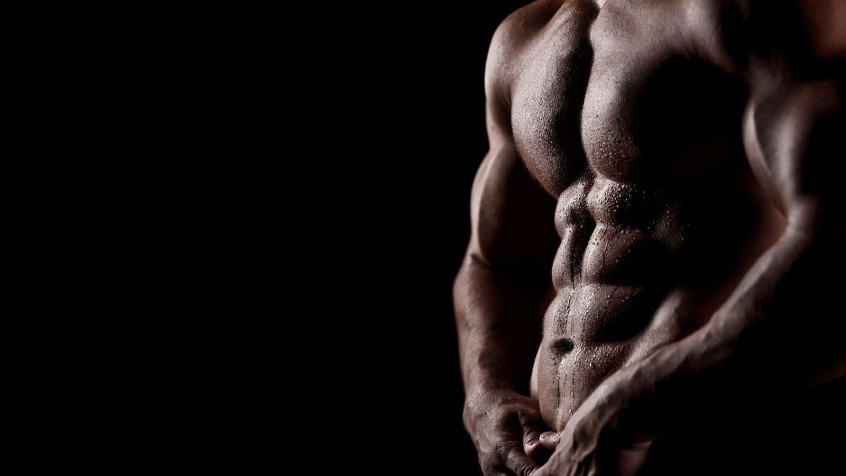 Six Pack Abs Wallpaper 1600x900px