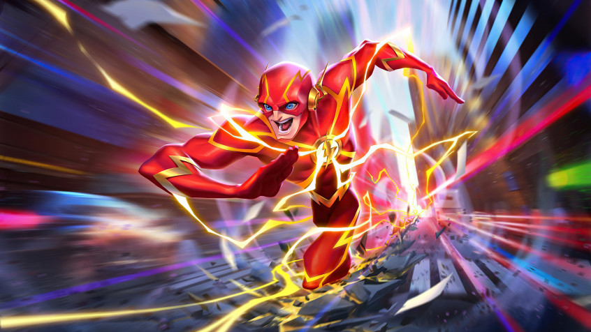 Cartoon Flash 4k UHD Wallpaper 3840x2160px