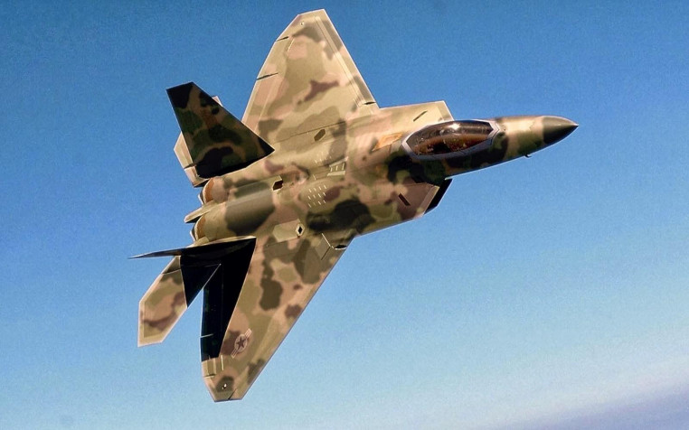 F 22 Raptor Desktop Background 1600x1000px