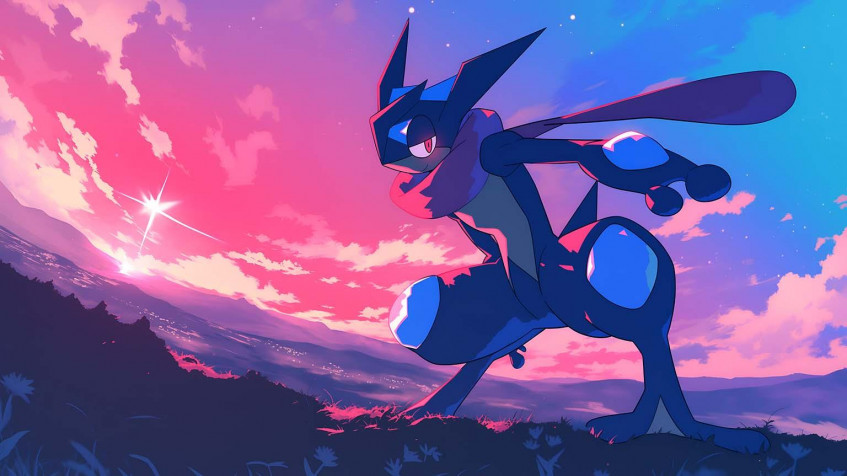 Greninja MacBook Background 1536x864px