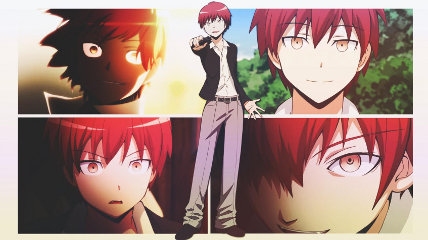 Karma Akabane Full HD 1080p Wallpaper 1920x1080px