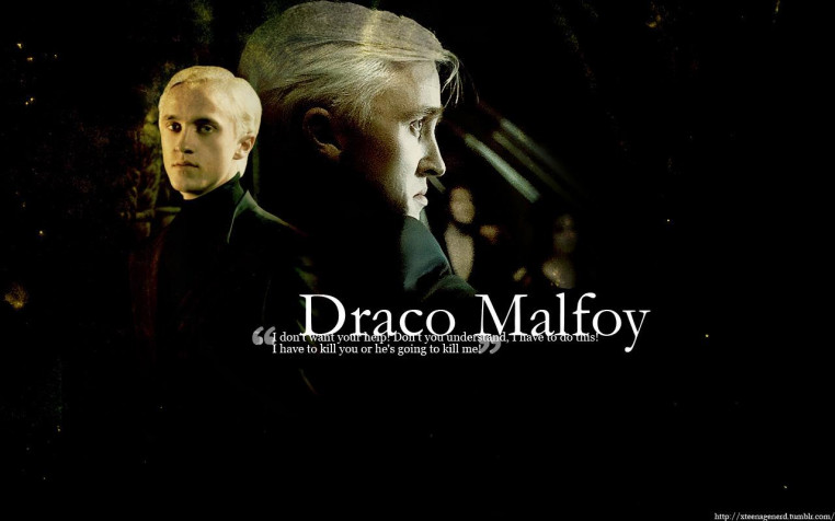 Draco Malfoy Desktop HD Background 1280x800px