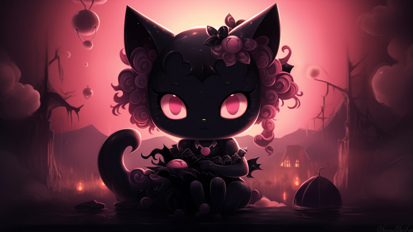 Kuromi HD Background 2912x1632px