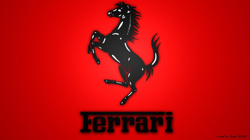 Ferrari Logo Laptop Background 1600x900px