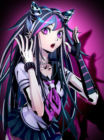 Ibuki Mioda iPhone Background 1200x1621px