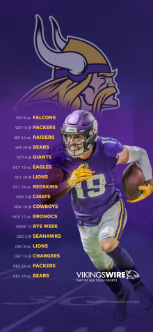 Minnesota Vikings iPhone 11 Pro Max Wallpaper 1242x2688px