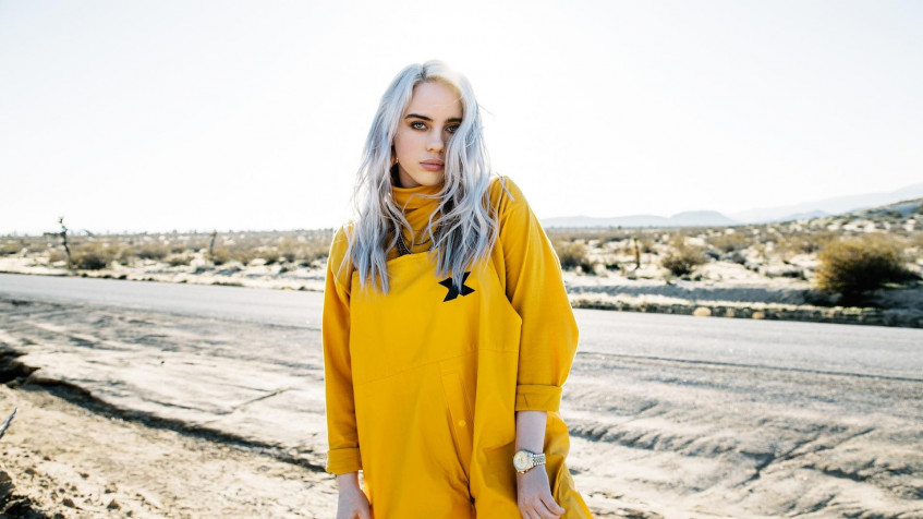 Billie Eilish Full HD 1080p Wallpaper 1920x1080px