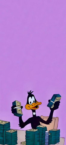 Daffy Duck iPhone Background Image 1463x3171px