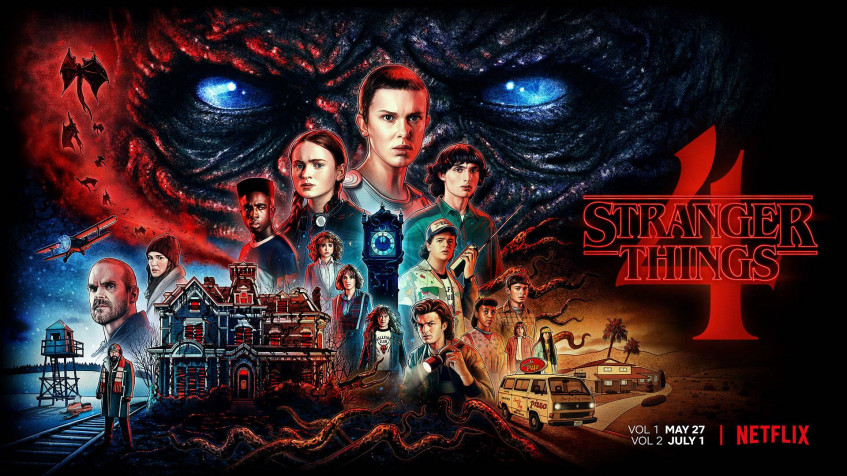 Stranger Things 4 Full HD 1080p Wallpaper 1920x1080px