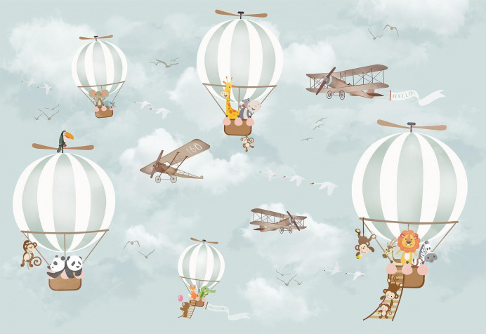 Air Balloon Laptop Background 2000x1375px