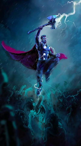 Thor Hd Mobile Background 902x1604px