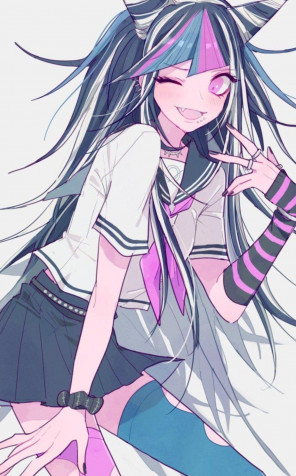 Ibuki Mioda iPhone Wallpaper Image 1276x2048px