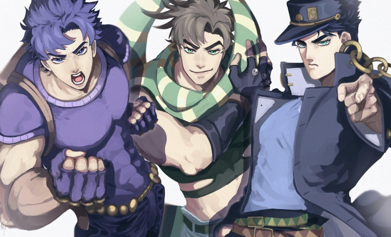 Jojo No Kimyou Na Bouken Laptop Background 2048x1242px