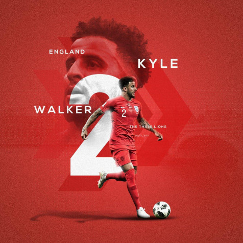 Kyle Walker Wallpaper for iPhone 1200x1200px