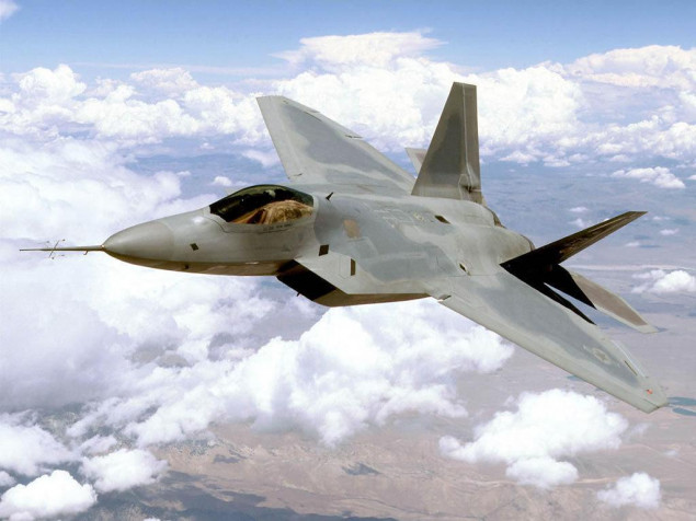 F 22 Raptor Laptop Wallpaper 1024x768px