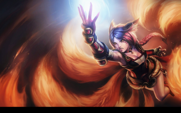 Ahri League Of Legends MacBook Background 1440x900px