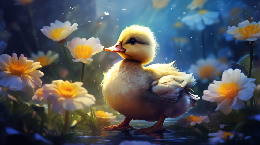 Duck Desktop HD Background 2912x1632px