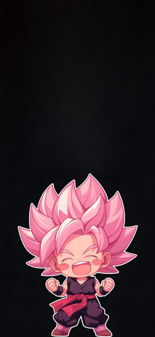 Goku Chibi Phone Background 2000x4329px