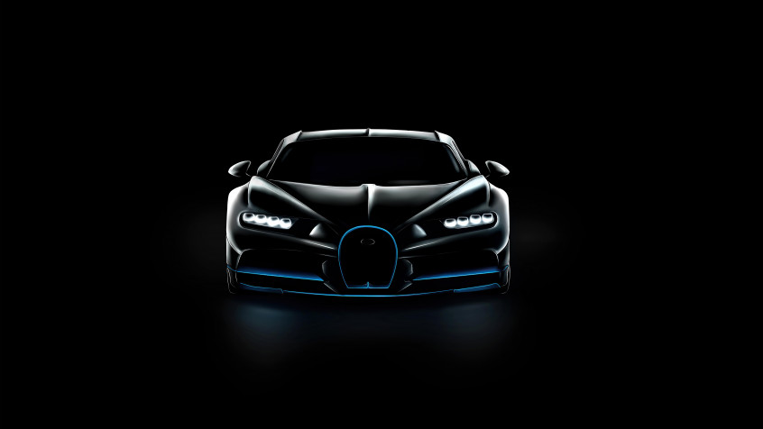 Bugatti Chiron MacBook Background 7680x4320px