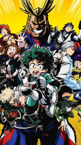 My Hero Academia Wallpaper for Mobile 1080x1920px