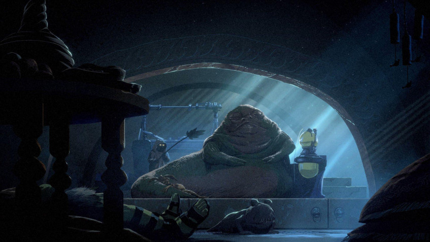 Jabba The Hutt Full HD 1080p Wallpaper 1920x1080px