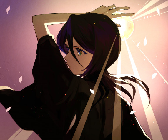 Rukia Kuchiki HD Background 2709x2258px